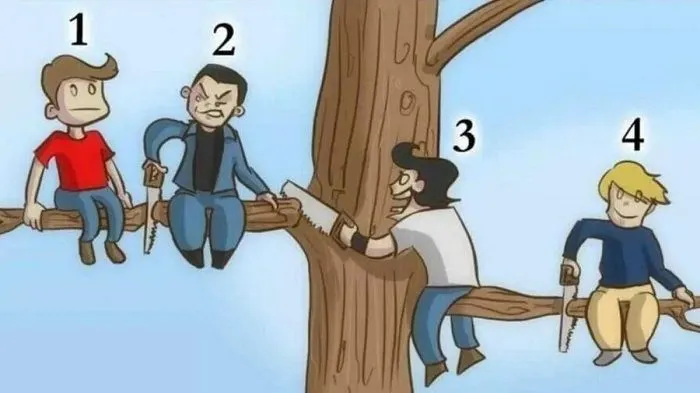 Tes IQ dalam 11 Detik Antara 4 Orang Ini Siapa yang Paling Bodoh Kecerdasan Kamu Terlihat di Sini