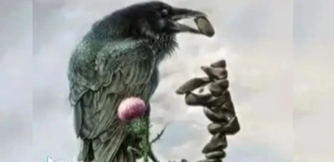 Perhatikan gambar ilusi dalam tes kepribadian ini, disajikan sebuah gambar yang di dalamnya tampak seekor burung gagak hitam.