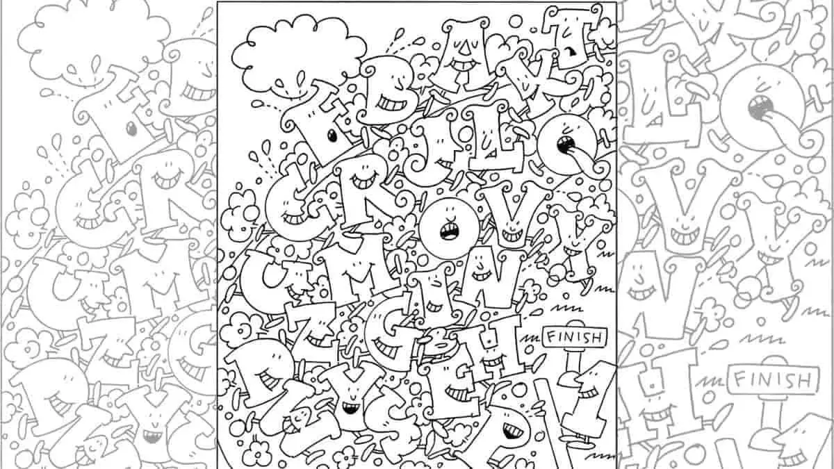 Pada tes penglihatan ini kamu diminta untuk menemukan seekor bebek yang tersembunyi di dalam gambar sketsa.