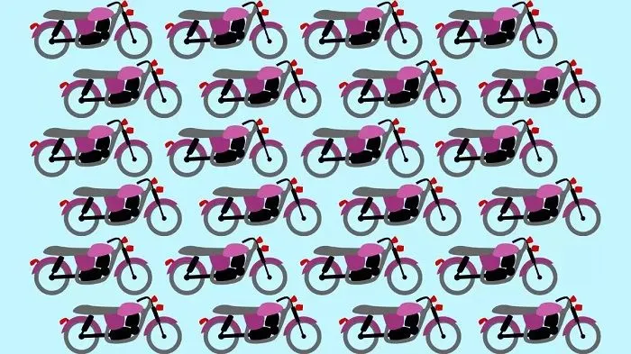 Tes Penglihatan: Ayo Mainkan Imajinasimu dan Temukan Satu Motor Paling Berbeda dari Gambar Ini, Ketemu?