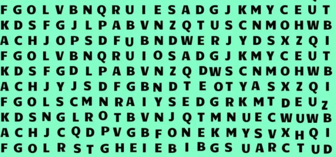 Dalam tes penglihatan ini kamu akan diminta untuk menemukan kata ‘move’ yang terdapat dalam gambar. Silakan dicoba ya.