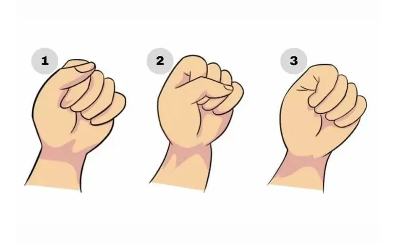 Tes Kepribadian kepalan tangan