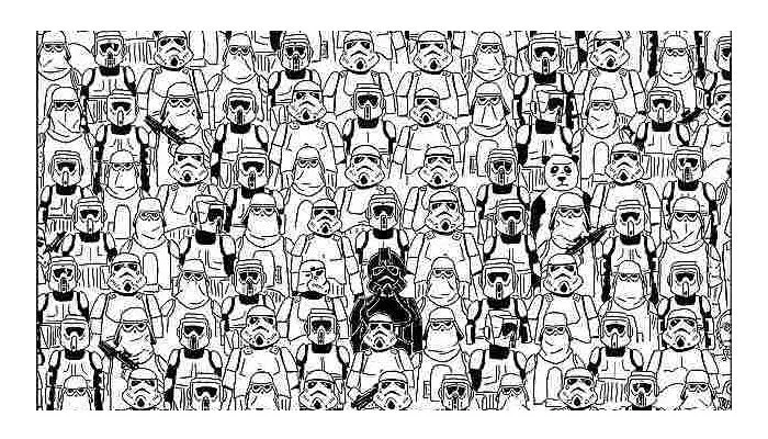 Tes IQ: Temukan Panda di Antara Tentara Star Wars Dalam 11 Detik