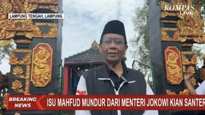 Mahfud MD mundur dari jabatan Menkopolhukam