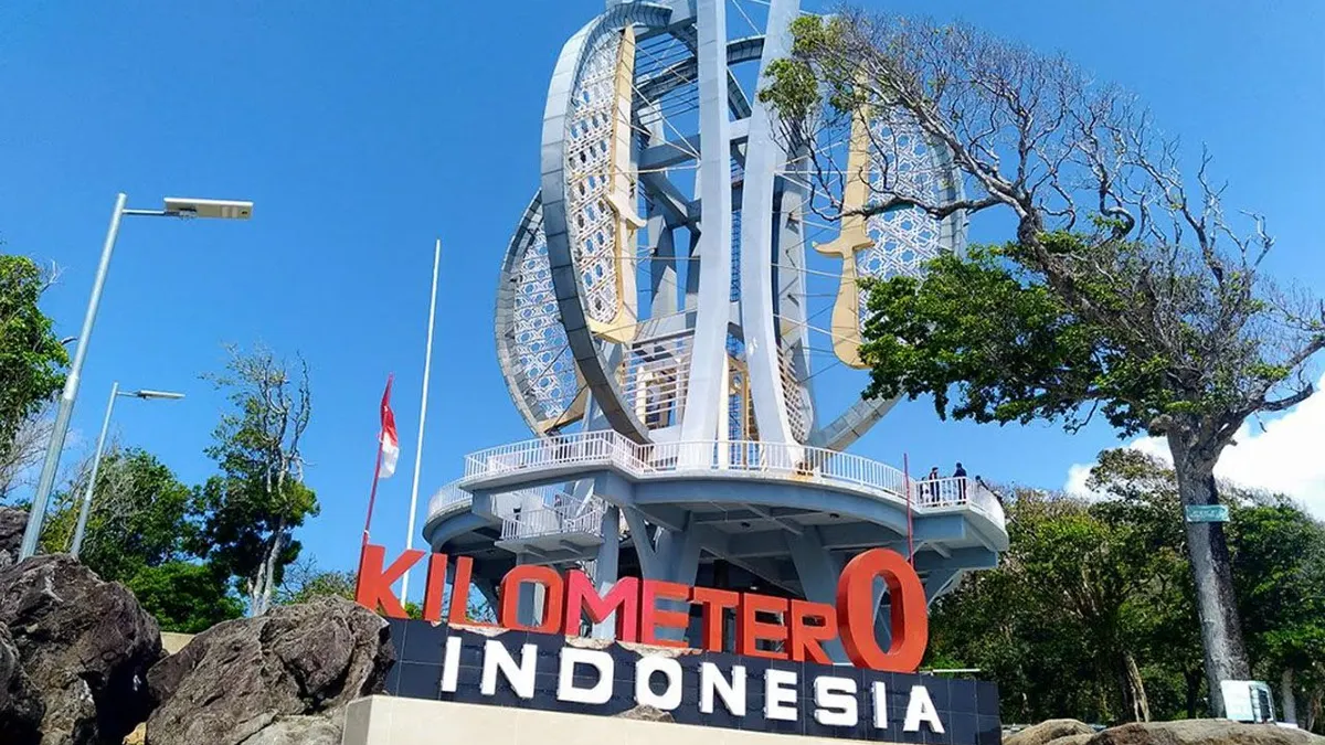 Titik Nol Kilomenter Indonesia di Sabang , Aceh