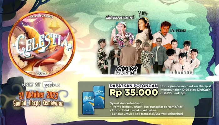 Event Celestia, bank bjb bagikan promo menarik
