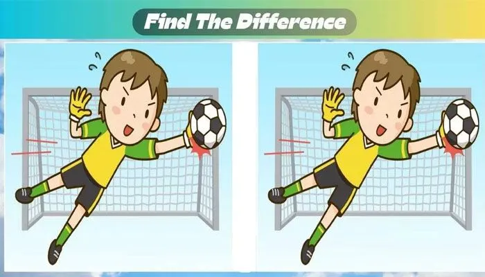 Tes IQ: Temukan 3 Perbedaan Gambar Kiper Sepak Bola Dalam 34 Detik!
