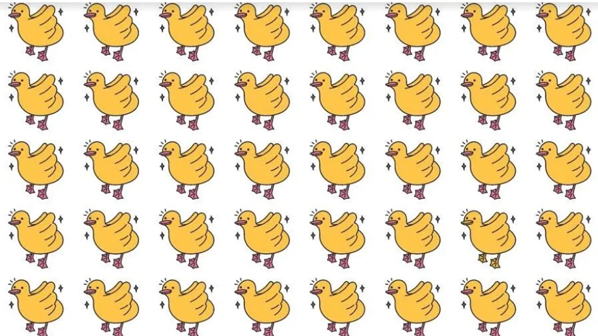 Tes Penglihatan: Temukan Bebek Paling Berbeda dari Gambar Ini,