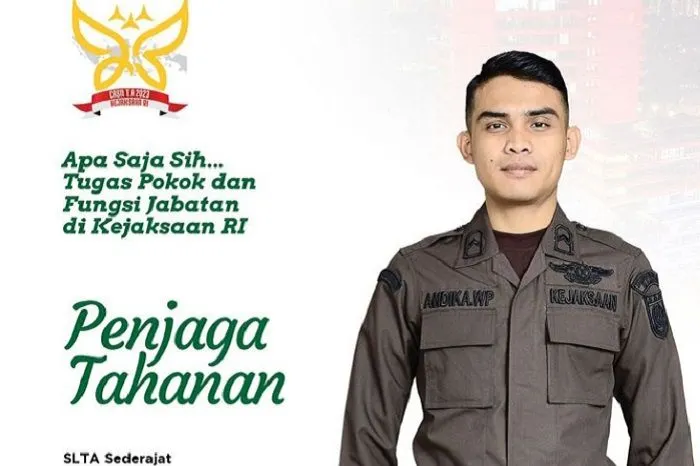 Berapa gaji PNS Lulusan SMA formasi Penjaga Tahanan Kejaksaan RI?