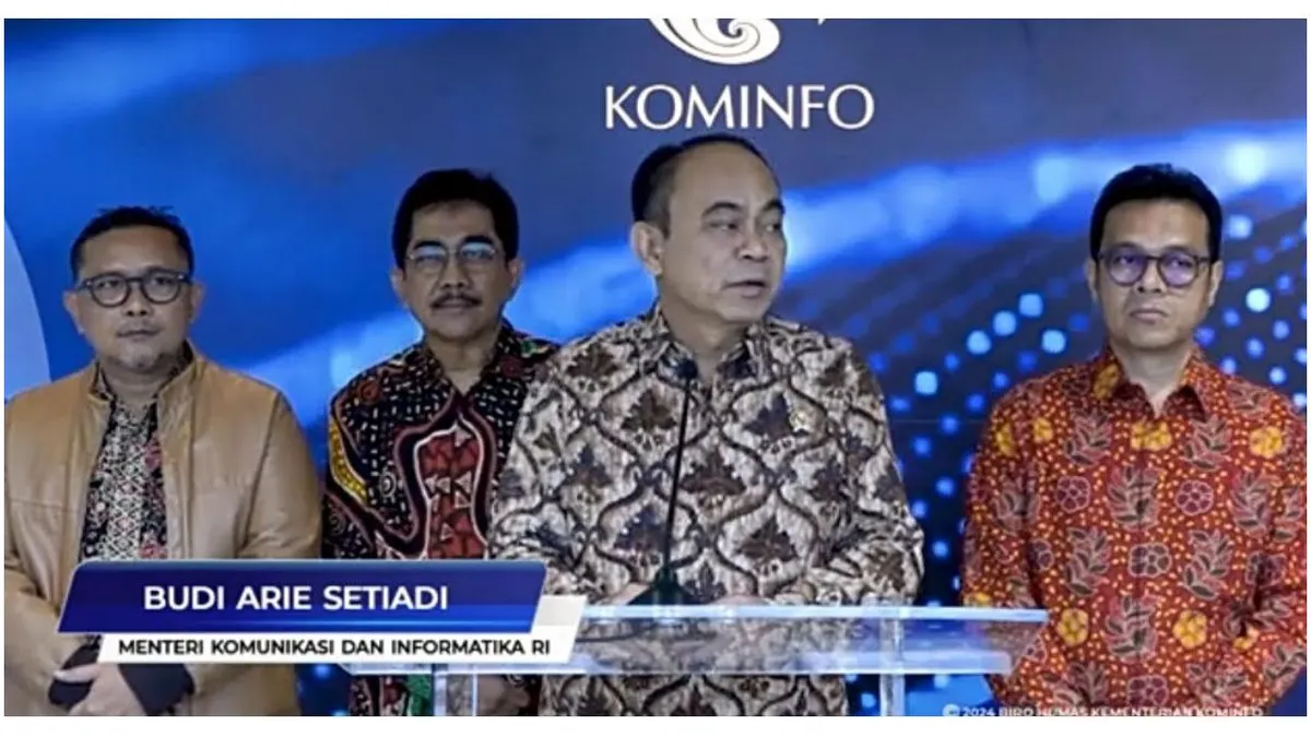 Menteri Komunikasi dan Informatika (Menkominfo), Budi Arie.