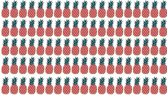 Tes Penglihatan: Ayo Pecahkan Puzzle dan Temukan Nanas Paling Berbeda dari Gambar Ini