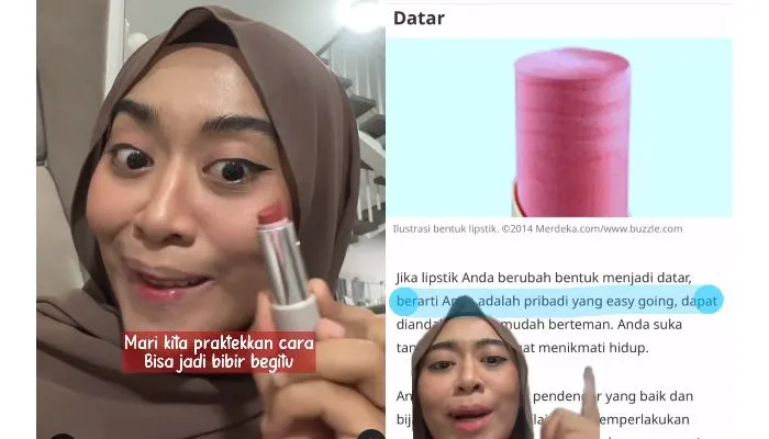 Kepribadian Wanita dari Bentuk Ujung Lipstik