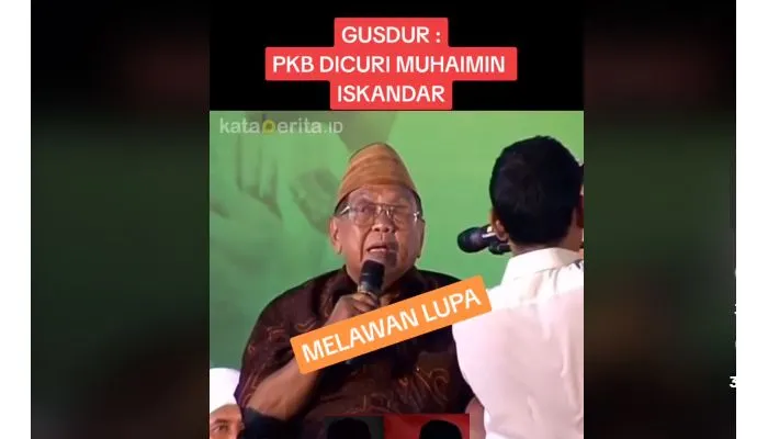 Gus Dur Sebut PKB Dicuri Muhaimin Iskandar alias Cak Imin