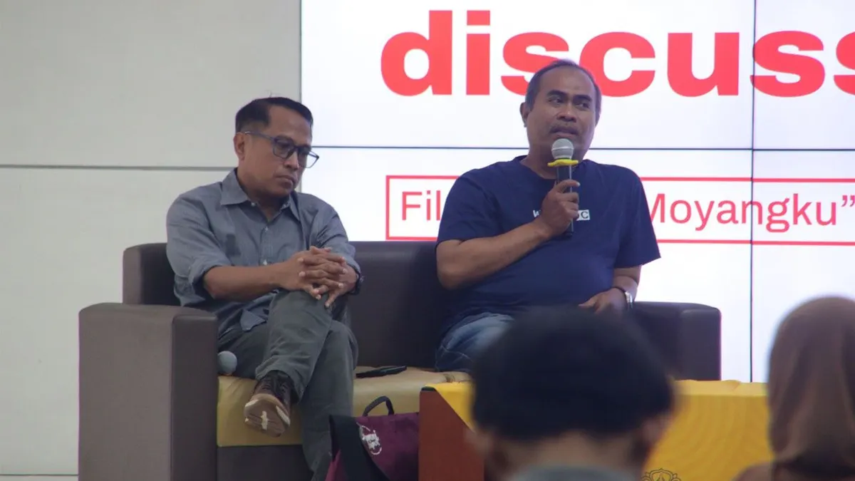 Sutradara &quot;Tanah Moyangku&quot; dalam sesi diskusi film di&nbsp;Fisipol&nbsp;UGM