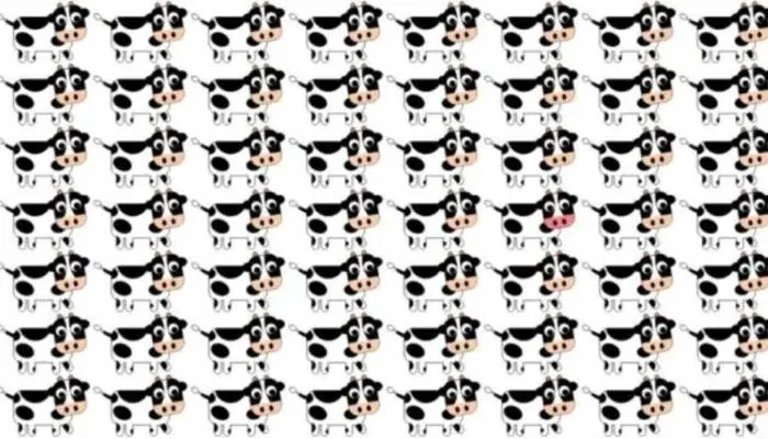 Tes Penglihatan: Temukan Sapi yang Paling Berbeda pada Gambar Ini