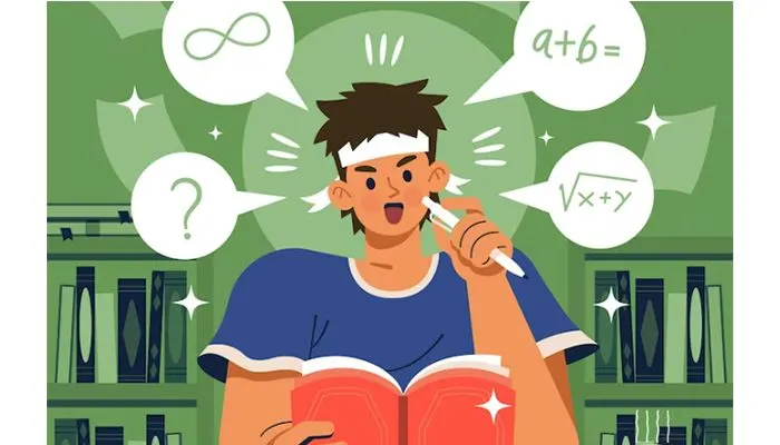 Ilustrasi orang cerdas