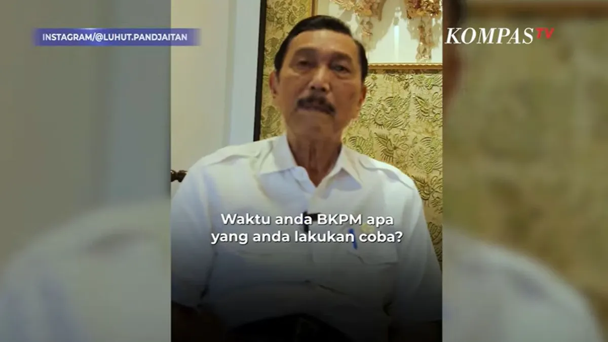 Menteri Koordinator Bidang Kemaritiman dan Investasi (Menko Marves), Luhut Binsar Pandjaitan