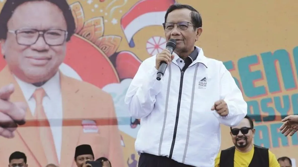 Menkopolhukam sekaligus Cawapres No Urut 3 Mahfud MD