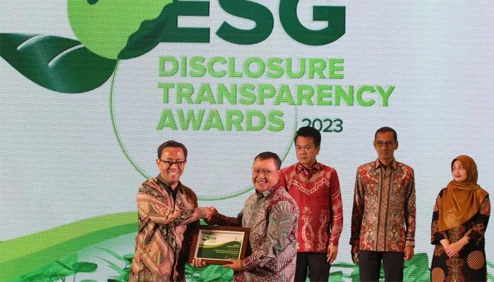 bank bjb Sabet Penghargaan di Ajang ESG Disclosure Awards 2023