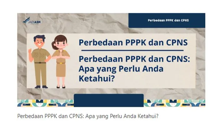 Perbedaan CPNS dan PPPK