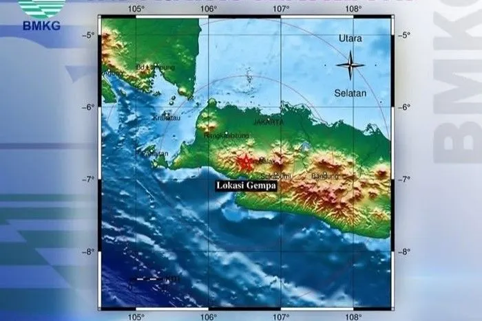 Update! Gempa Bumi Sudah 3 Kali Guncang Kabupaten Sukabumi Hari Ini