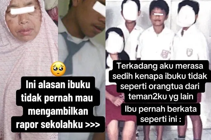 Viral Kisah Ibu Tak Pernah Ambilkan Rapor Sang Anak, Alasannya Bikin Nangis Sesenggukan