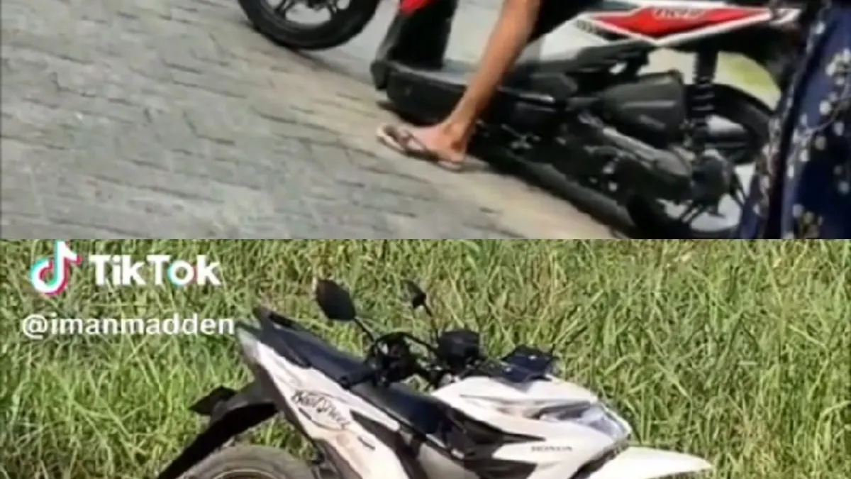 Ilustrasi motor Honda