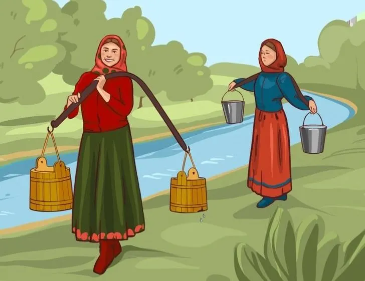 Tes IQ: Wanita Mana yang akan Membawa Pulang Air Lebih Banyak?