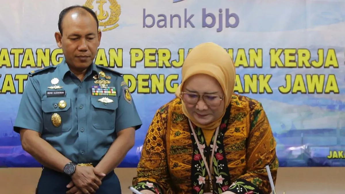 Tingkatkan Sinergi, bank bjb Tandatangani PKS dengan TNI AL