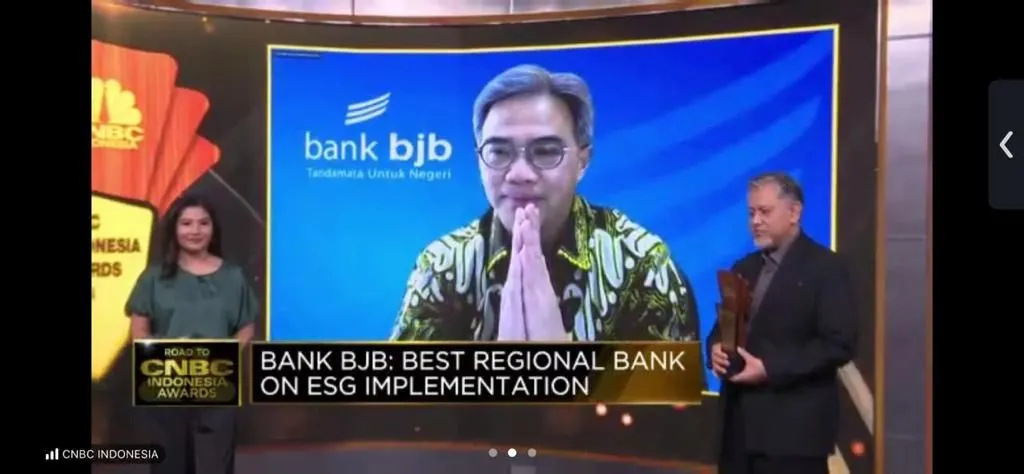 bank bjb Sabet Penghargaan Best Regional Bank dalam CNBC Indonesia Award 2023