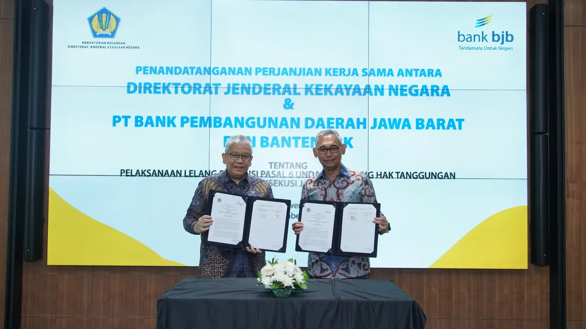 bank bjb Kolaborasi dengan DJKN Kemenkeu untuk Optimalkan Lelang Eksekusi