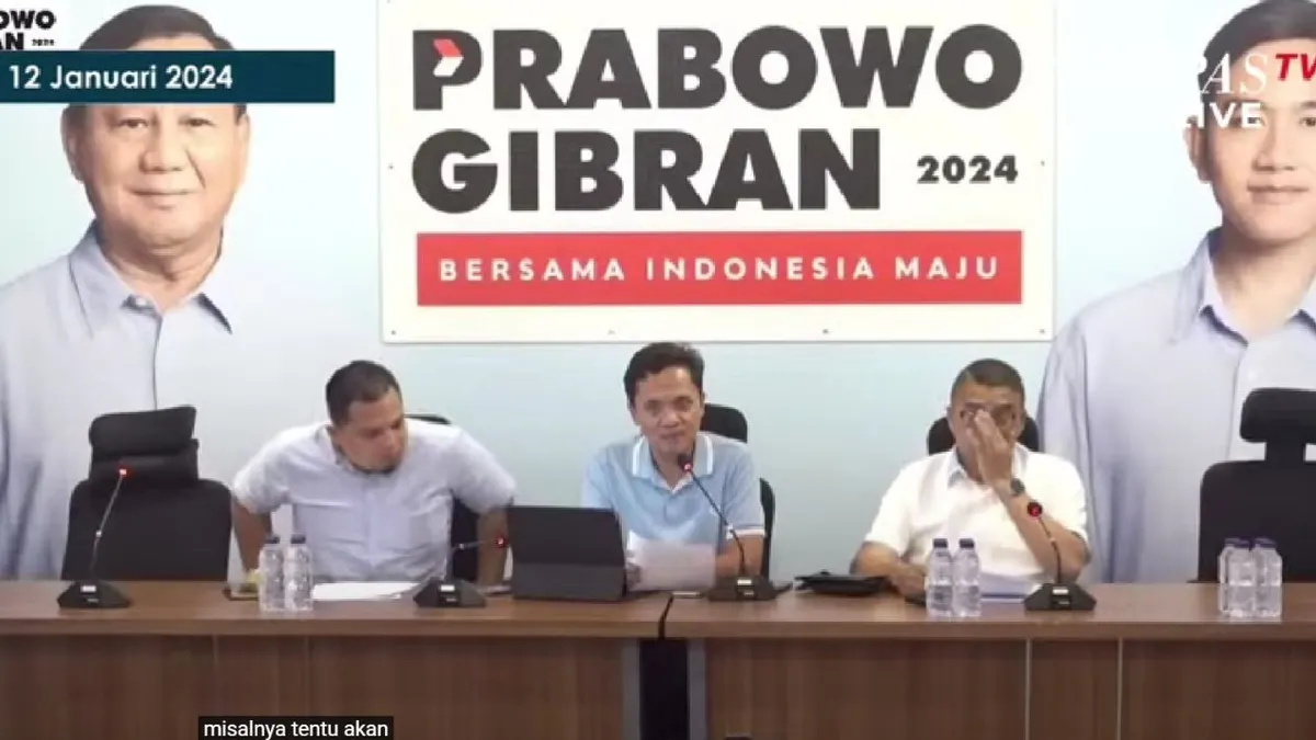 TKN Prabowo-Gibran Bongkar Adanya Dugaan Upaya Penggagalan Pemilu 2024: Isinya Adalah Fitnah
