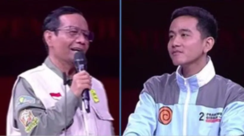 Mahfud MD dan Gibran Rakabuming Raka