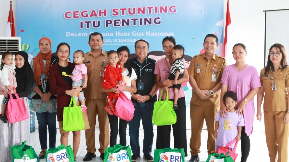 BRI Salurkan Bantuan &lsquo;Cegah Stunting Itu Penting&rsquo; untuk Peringati Hari Gizi Nasional 2024