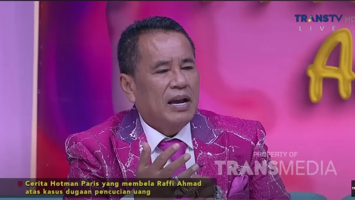 Hotman Paris Soal Isu Pencucian Uang Raffi Ahmad
