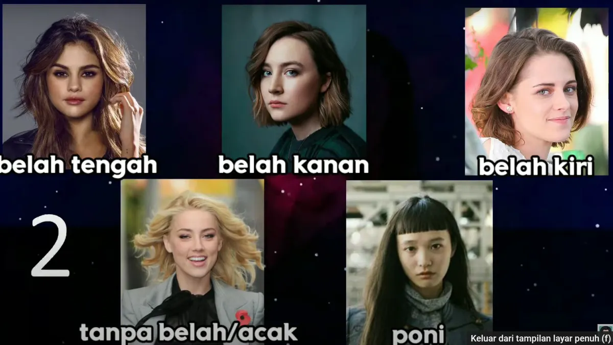 Gaya rambut seseorang dapat memberikan petunjuk tentang kepribadian seseorang.