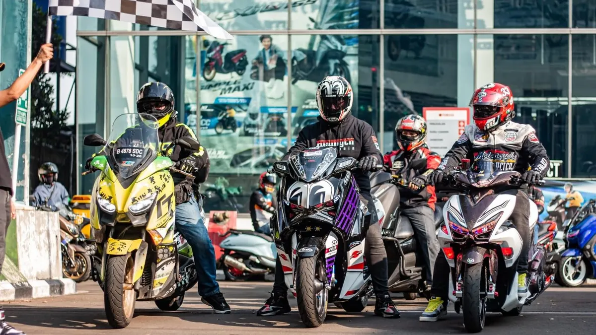 Serunya Sunset Ride bersama Yamaha, Ngabuburide Ramadhan Sambil Geber MAXi 