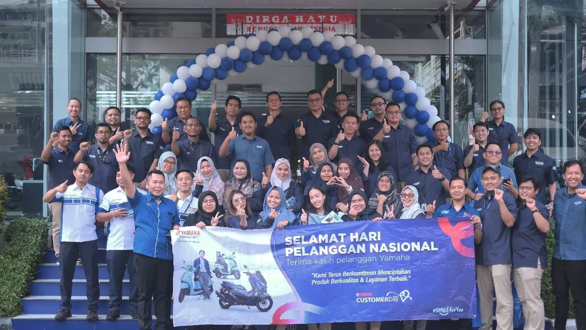  Rayakan Hari Pelanggan Nasional, Yamaha DDS Jabodetabek Berbagi Ribuan Merchandise Dan Spesial Delivery Untuk