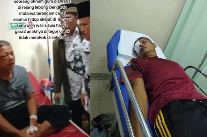 Zaharman (58), guru SMAN 7 Rejang Lebong harus mengalami nasib yang tragis lantaran diduga menjadi korban penganiayaan oleh orang tua murid, Arpanjaya (45).