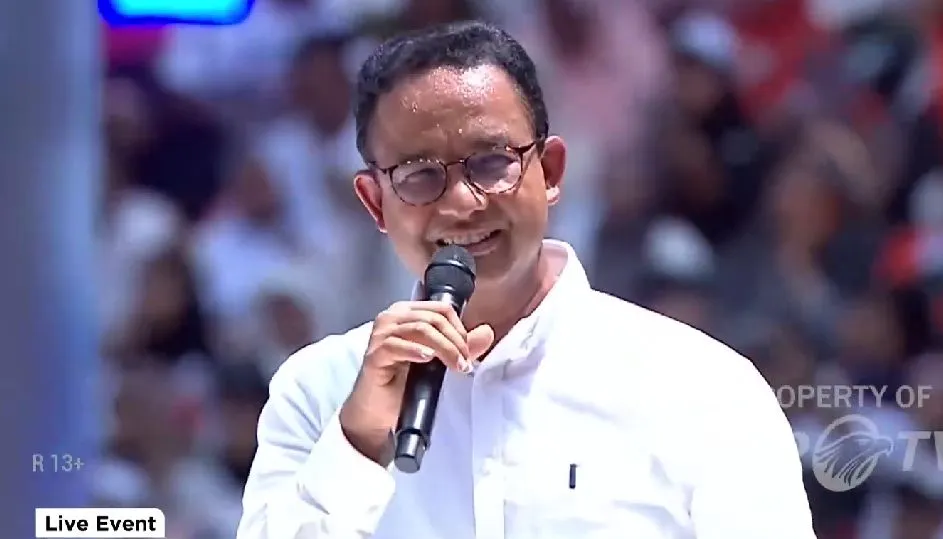 Anies Baswedan di Kampanye Terakhir