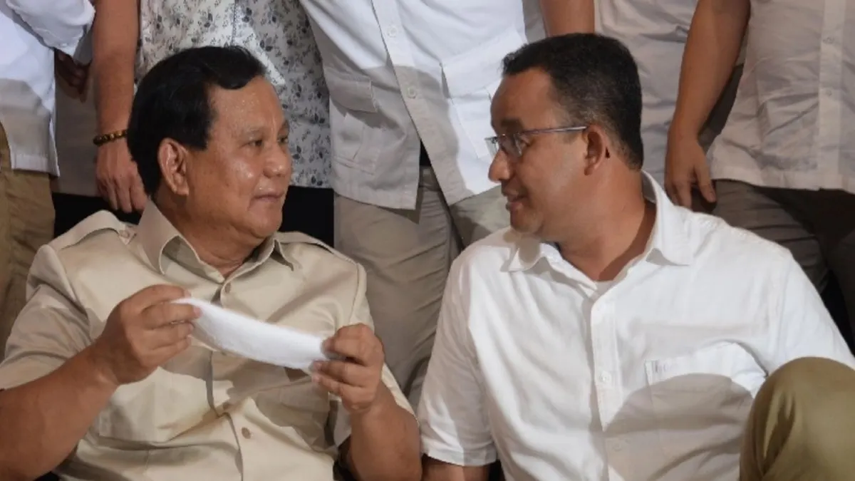 Prabowo Subianto dan Anies Baswedan