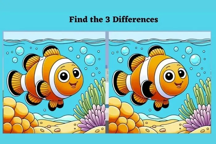 Tes IQ: Asah Kemampuan Observasi, Cari 3 Perbedaan pada Gambar Ikan Ini, Ketemu Tidak?