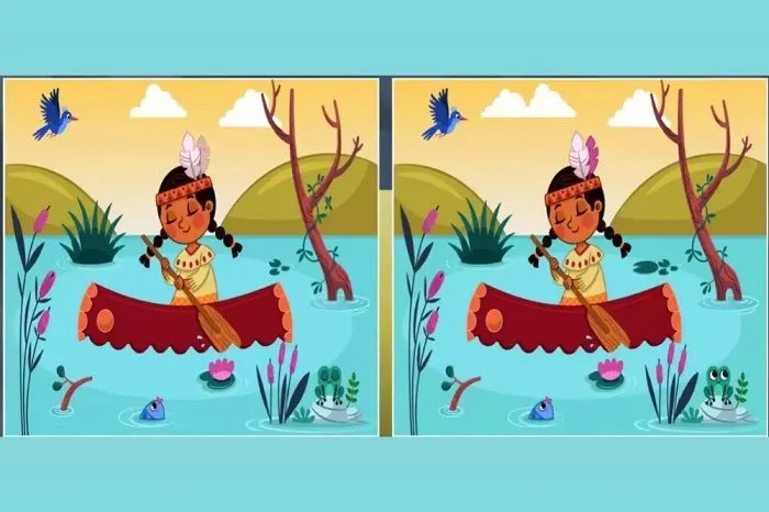 Tes IQ: Kurang Fokus? Coba Latihan dengan Cari 5 Perbedaan pada Gambar Wanita Mendayung Ini