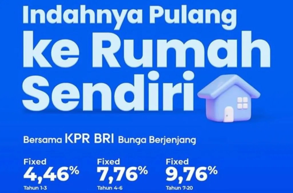 KPR BRI Tawarkan Bunga Menarik dan Bebas Ribet