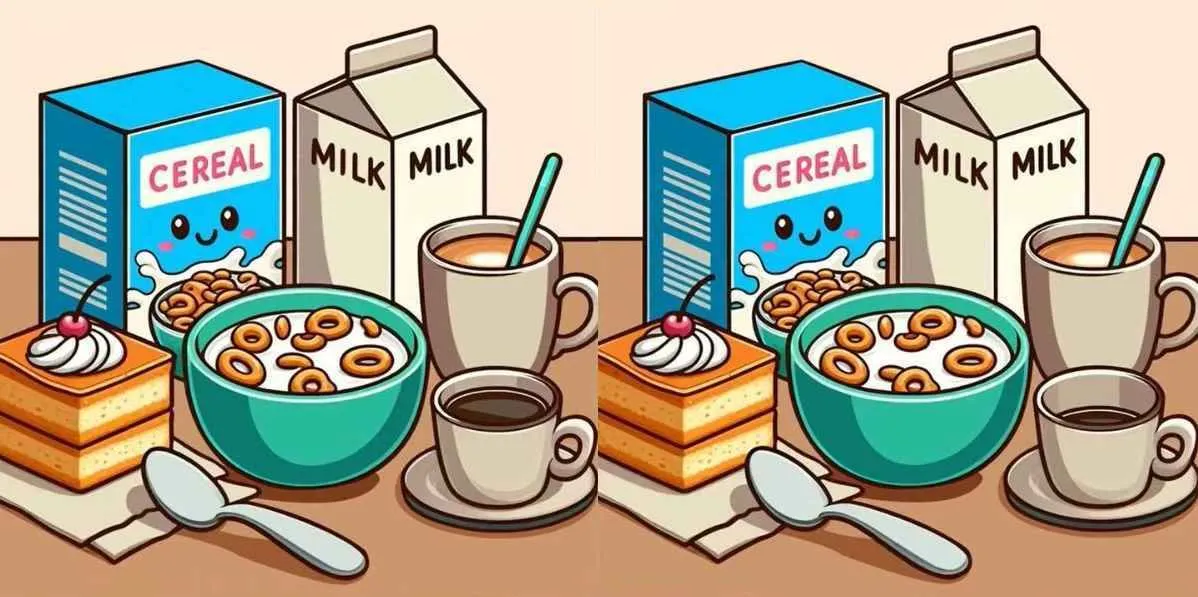 Tes IQ: Temukan 3 Perbedaan dalam Gambar Item Sarapan dalam 18 Detik