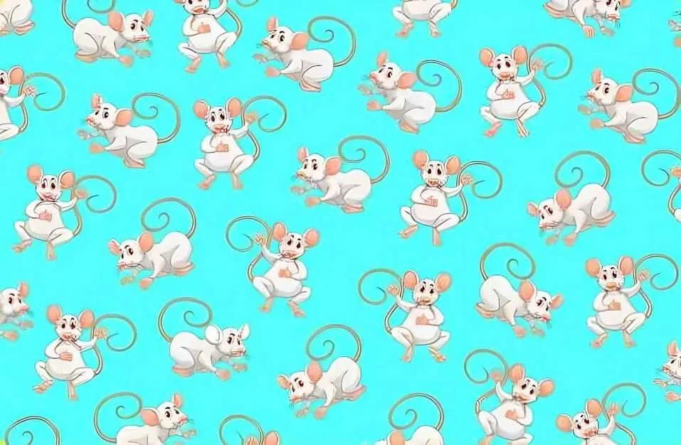 Tes Penglihatan: Asah Ketelitian! Temukan 1 Tikus yang Berbeda di Antara Kumpulan Tikus Lainnya