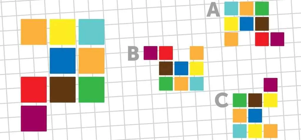 Tes IQ: Apa yang Ganjil dari Deretan Puzzle Persegi Warna-warni?