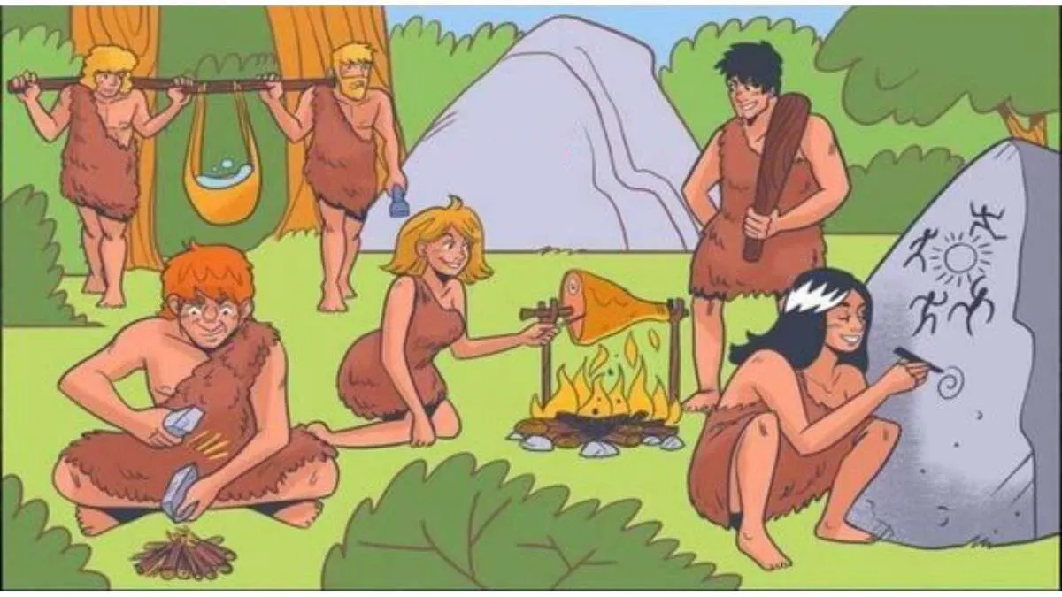 Tes IQ: Temukan Satu Orang dari Masa Depan di Antara Manusia Purba Ini, Kira-Kira Siapa?