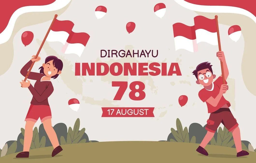 Illustrasi. HUT RI ke-78 17 Agustus 2023