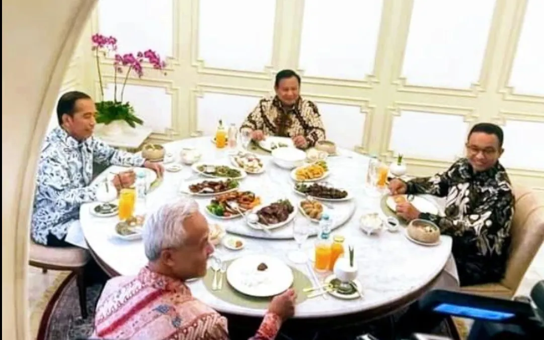 Undangan Makan Siang Presiden dengan Calon Presiden di Istana: Strategi Diplomasi Politik Menurut Pengamat Politik (IG @infopekalongane)